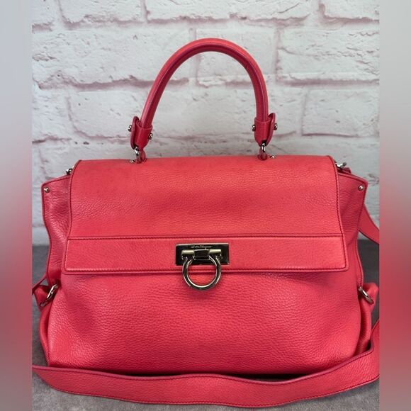 Salvatore Ferragamo Sofia Large Tote Shoulder Bag - Picture 1 of 16